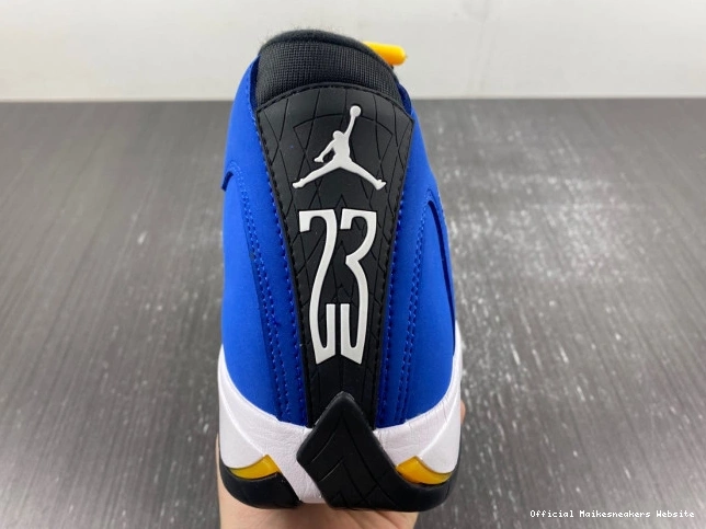 Official Maikesneakers 14 Laney Jordan Retro 487471-407 0811